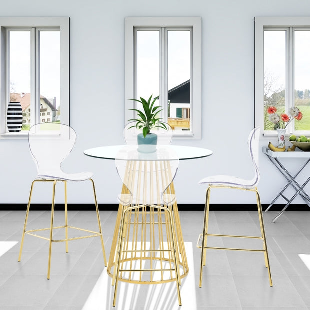 Clarion Gold Counter Stool