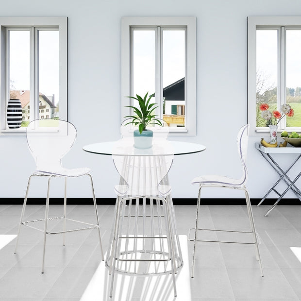 Clarion Chorme Counter Stool