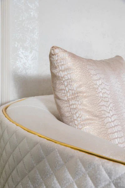 Gracie Ivory Velvet Sofa & Loveseat