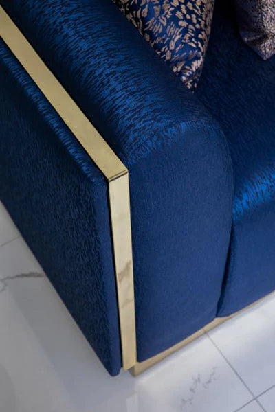 Harley Navy Sofa & Loveseat