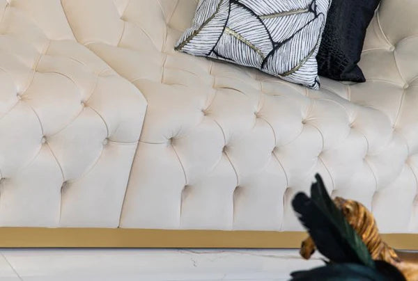 Natalie Ivory Sofa & Loveseat