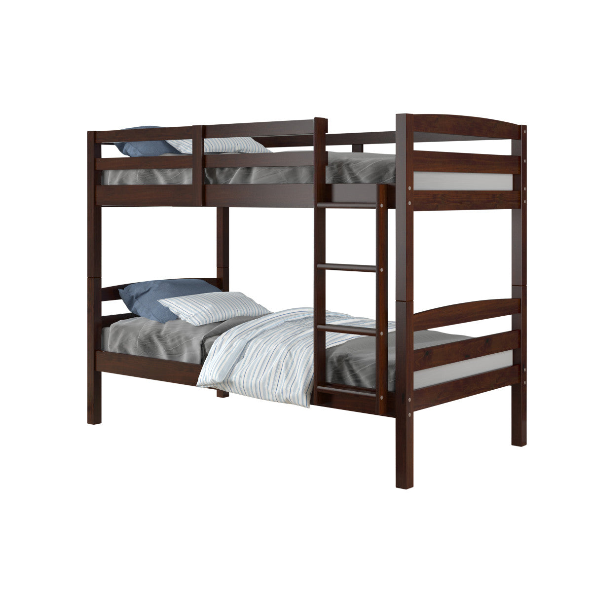 4100-CP CAPPUCCINO TWIN/TWIN BUNK BED