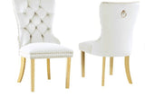 D750 Cream White Dining Set