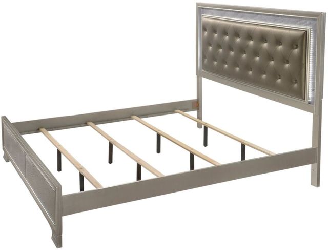 B4300 CHAMPAGNE LYSSA BED – Divine Decor Furniture