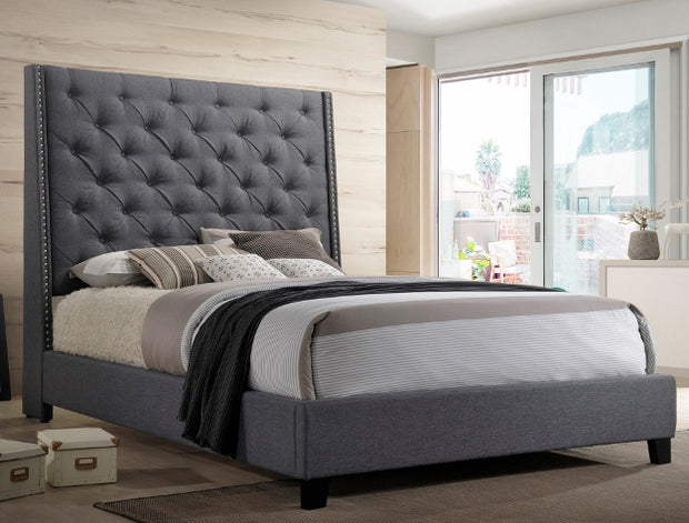 5265 GREY CHANTILLY BED