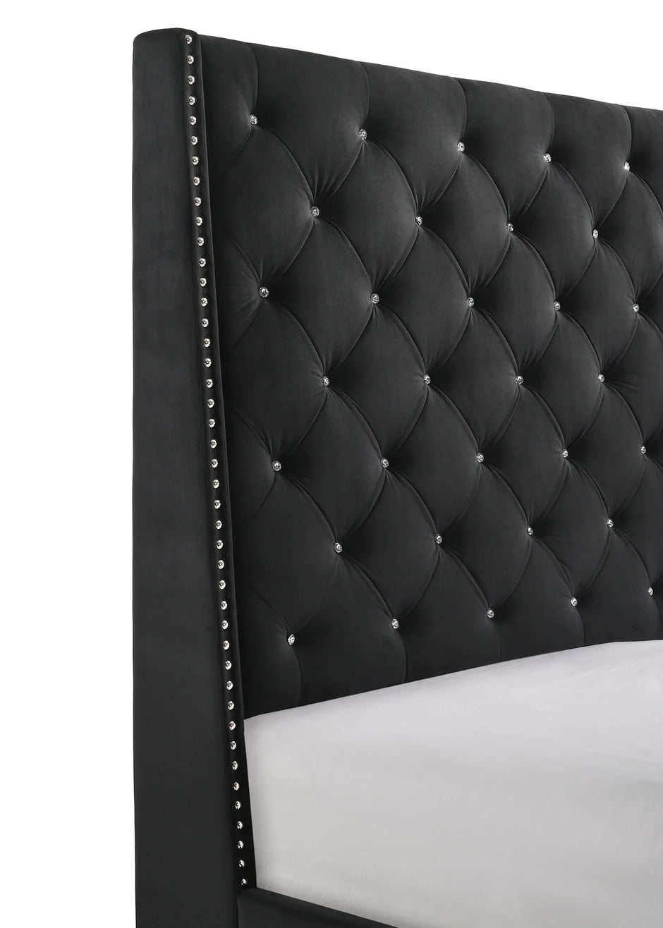 5265 CAMA CHANTILLY NEGRA