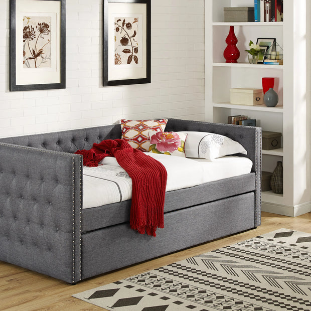 533 GREY TRINA DAYBED