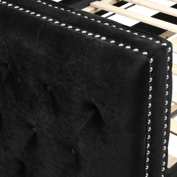 5335BK TRINA BLACK DAYBED