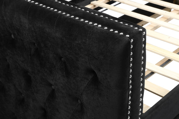 5335BK TRINA BLACK DAYBED