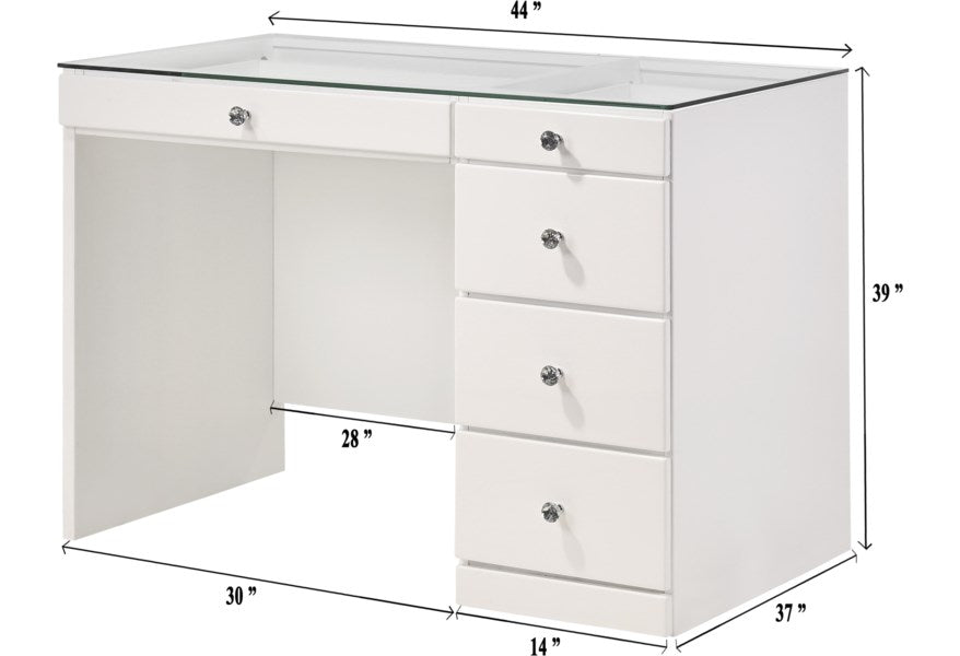 B4851WHSET MORGAN VANITY SET