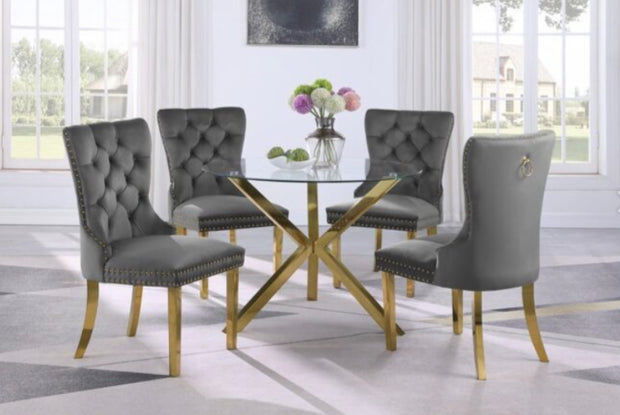 D305DT GRY Dining Set