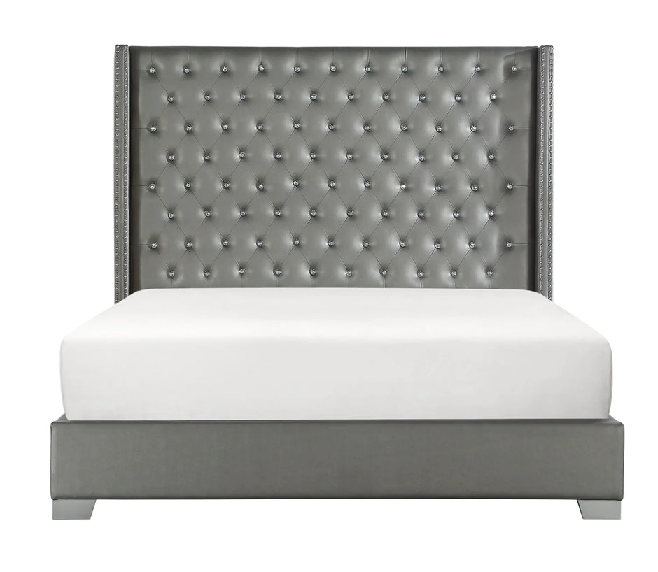 Sh228 Sliver Grey Bed