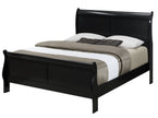 B3950 LOUIS PHILIP BLACK BEDROOM SET