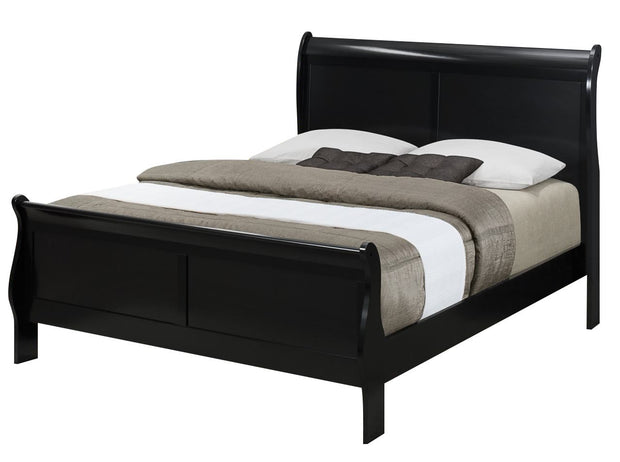 B3950 LOUIS PHILIP BLACK BEDROOM SET