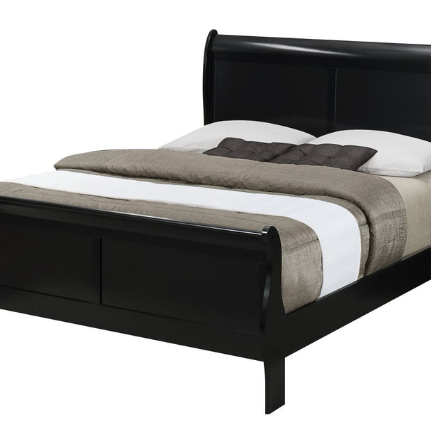 B3950 LOUIS PHILIP BLACK BEDROOM SET