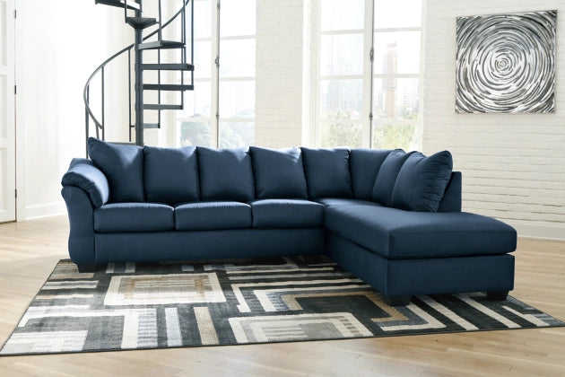 Ashley 75007 Blue Darcy Sectional