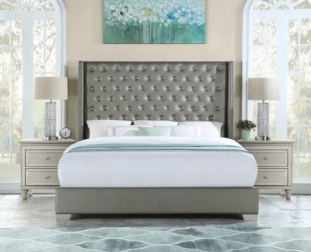 Sh228 Sliver Grey Bed