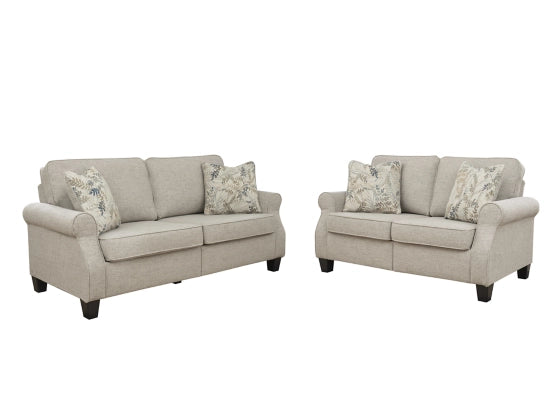 Ashley 82404 Alessio Begie Sofa and Loveseat