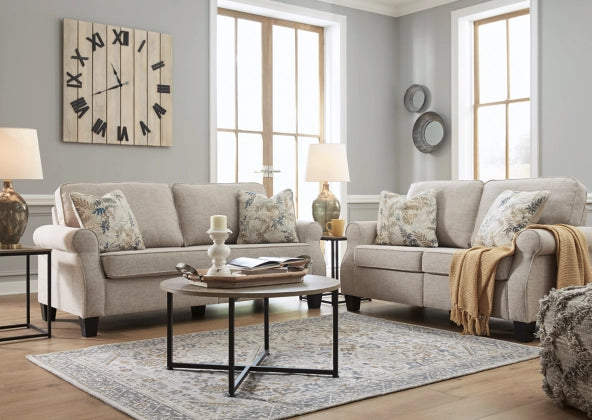 Ashley 82404 Alessio Begie Sofa and Loveseat