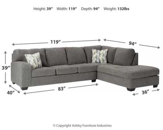 Ashley 85703S2 Dalhart Sectional