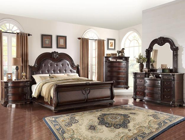 B1600 STANLEY BROWN BEDROOM SET