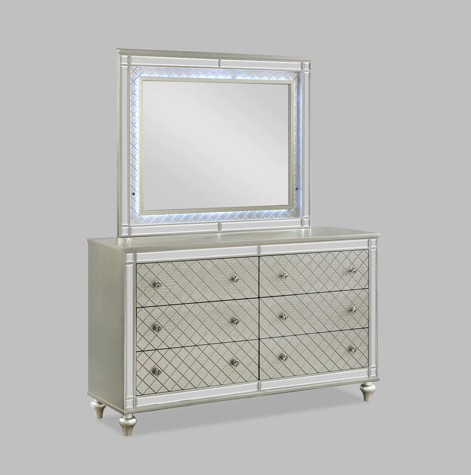 B1680 CRISTIAN CHAMPAGNE BEDROOM SET