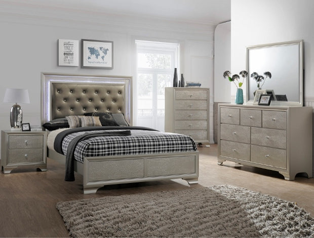 B4300 Lyssa Champagne Bedroom Set