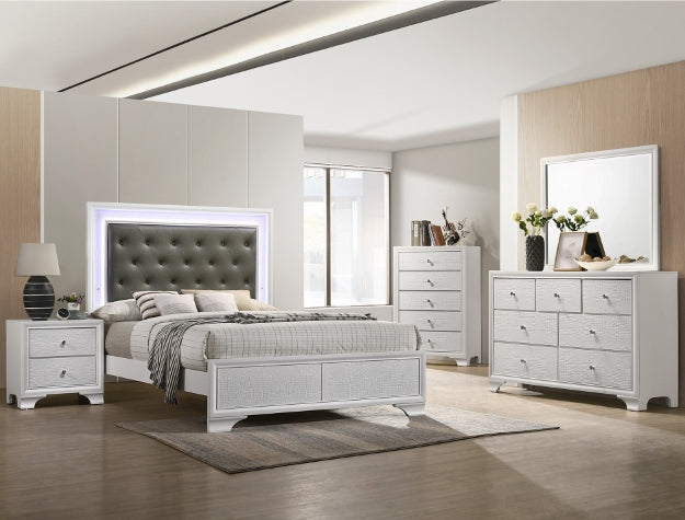B4310 Lyssa White Bedroom Set