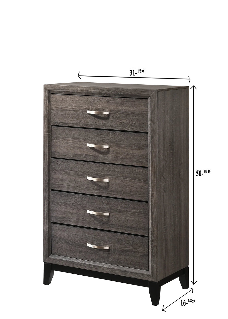 B4620 AKERSON GREY BEDROOM SET