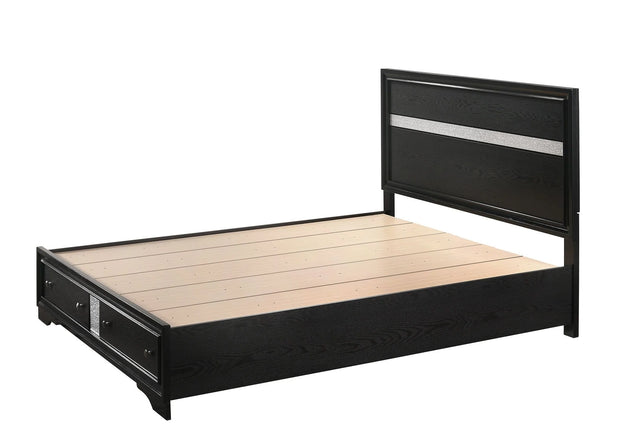B4670 REGATA BLACK BEDROOM SET