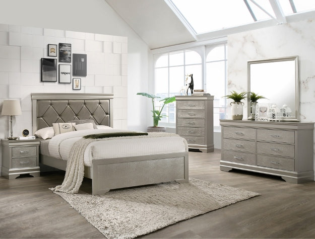 B6910 AMALIA CHAMPAGNE BEDROOM SET