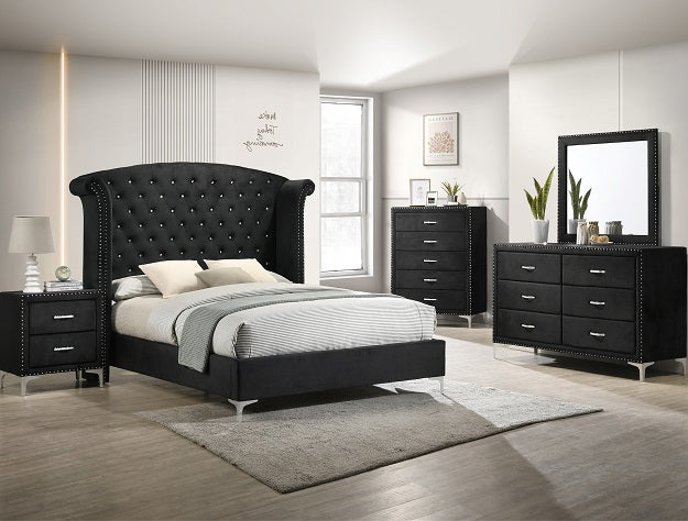 B9265 DORMITORIO LUCINDA NEGRO