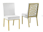 D750 Cream White Dining Set