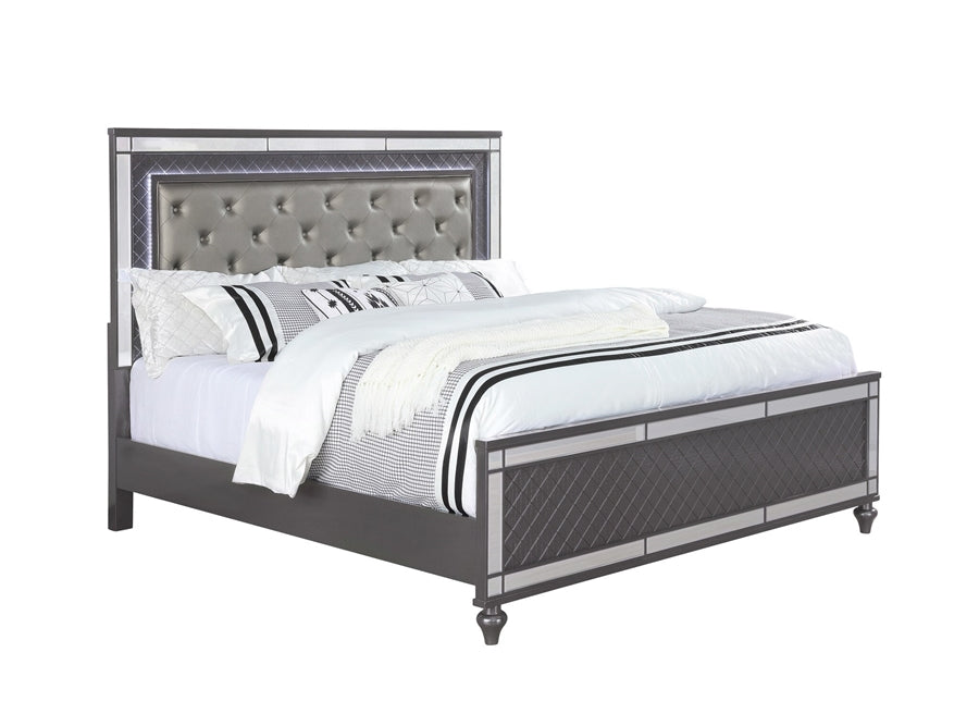 B1670 REFINO GREY BED
