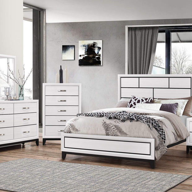 B4610 AKERSON CHALK BEDROOM SET