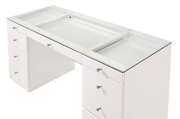 B4850 WHITE AVERY VANITY TABLE