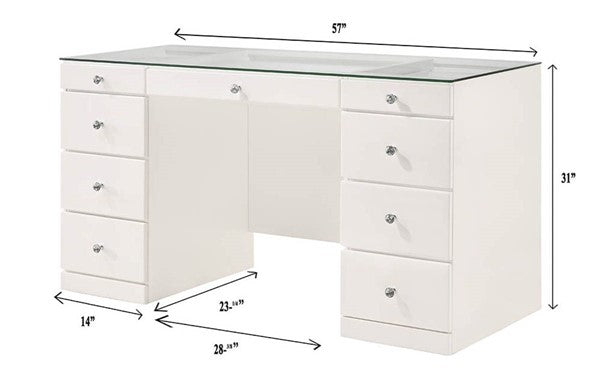 B4850 JUEGO DE MUEBLES AVERY BLANCO