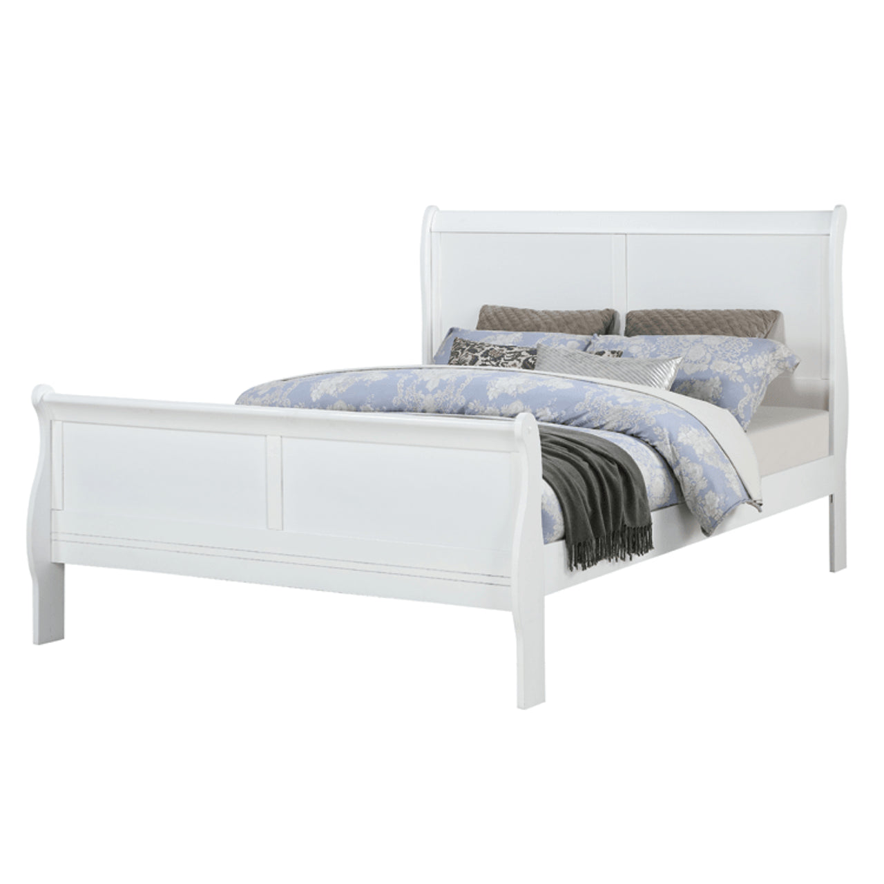 B3650 WHITE LOUIS PHILIP BEDROOM SET Divine Decor Furniture