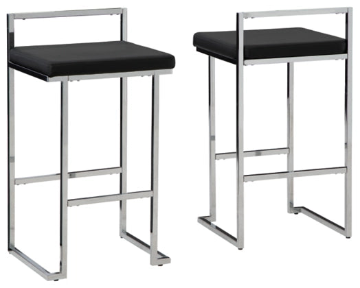 Ashley D275-630 Madanere Black Barstool