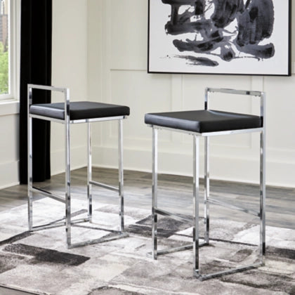 Ashley D275-630 Madanere Black Barstool