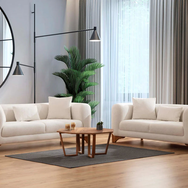 Almira Ivory Boucle Sofa & Loveseat