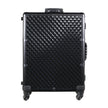 SlayCase XL Vanity Travel Train Case in Black Studded