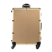 SlayCase Pro Vanity Travel Train Case with Stand in Champagne