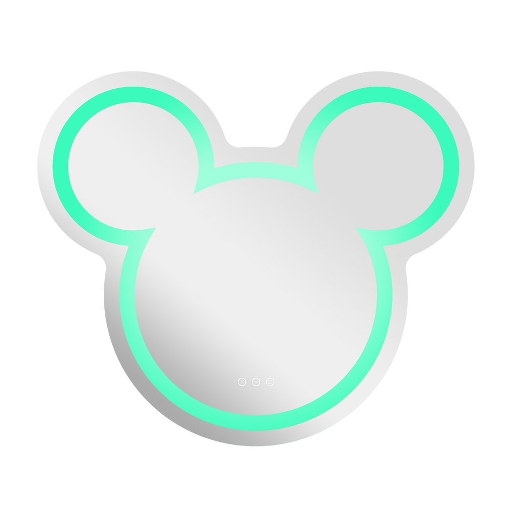 Mickey Mouse LED Wall Mirror Divine Decor Furniture