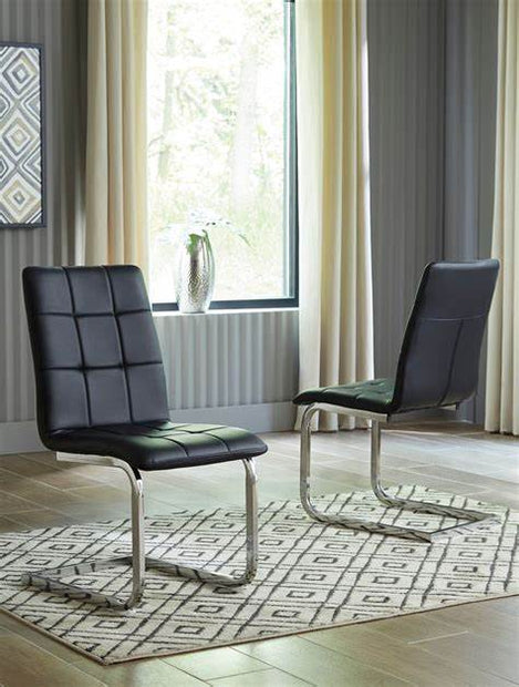 Ashley D275 Madanere Black Dining  Set