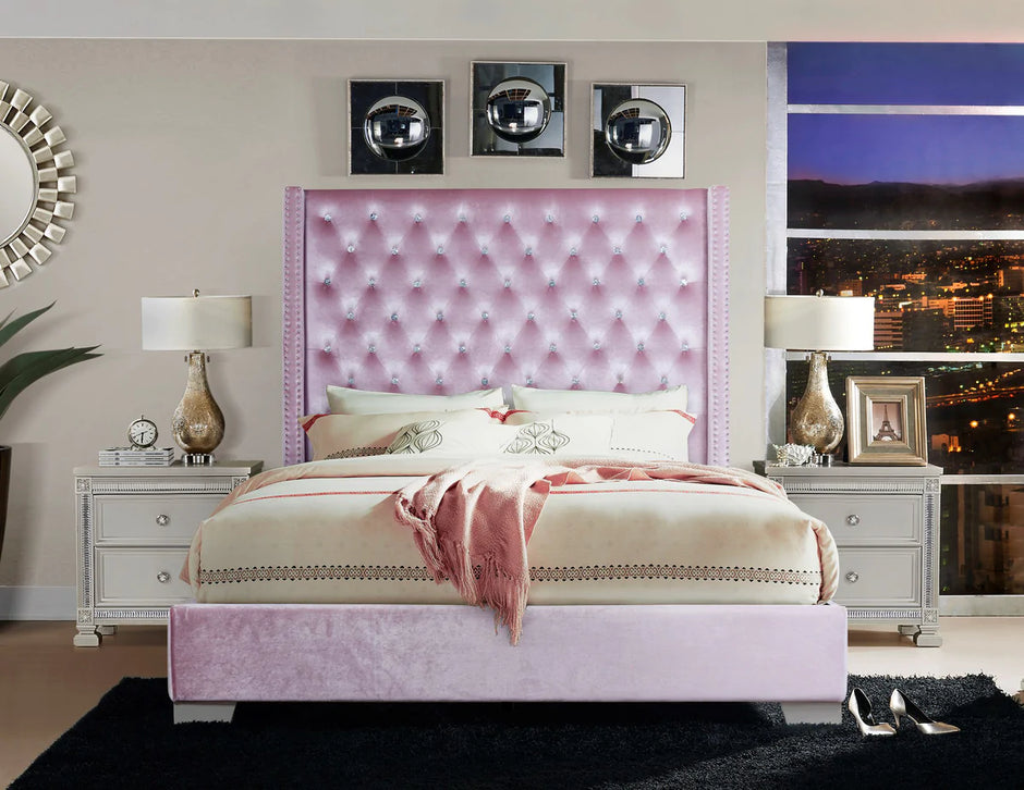 Cama Rosa Sh228