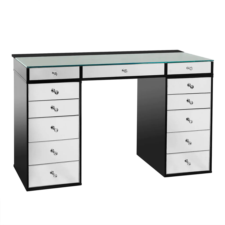 SlayStation Pro 2.0 Mirrored Tabletop + Vanity Mirror + 5 Drawer Units Bundle