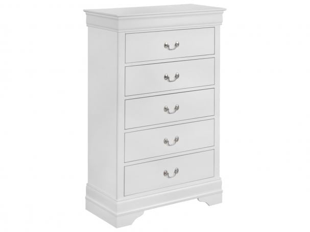 B3650 WHITE LOUIS PHILIP BEDROOM SET