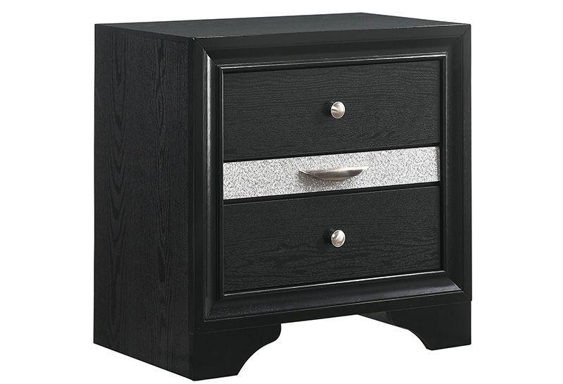 B4670 REGATA BLACK BEDROOM SET