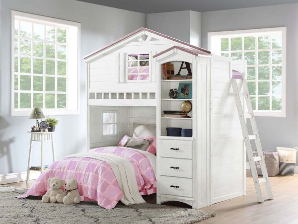 BD01415 Tree House Twin Loft Bed